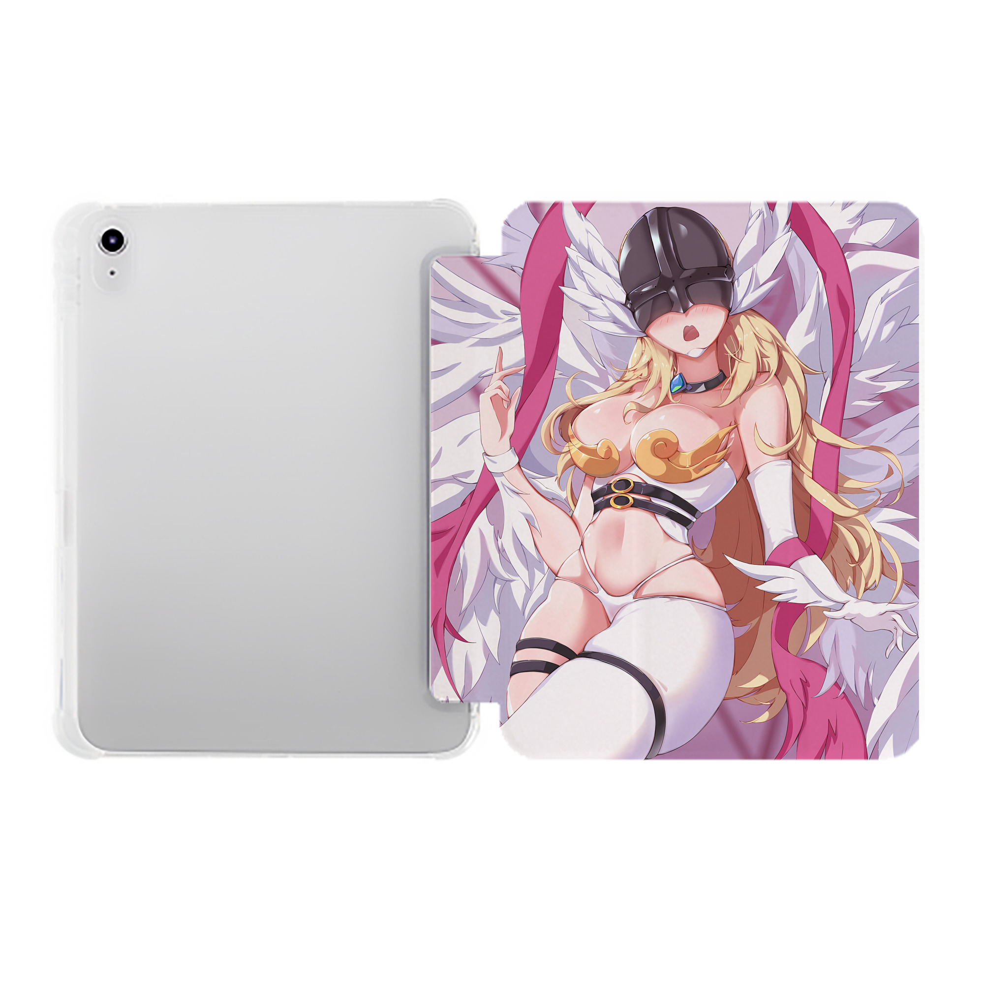 （画像用） Digimon デジタルモンスター/デジモン IPad ケース ペン収納付き 三つ折りスタンド PUレザー×シリコン 対応機種9.5/10.5/10.9インチ